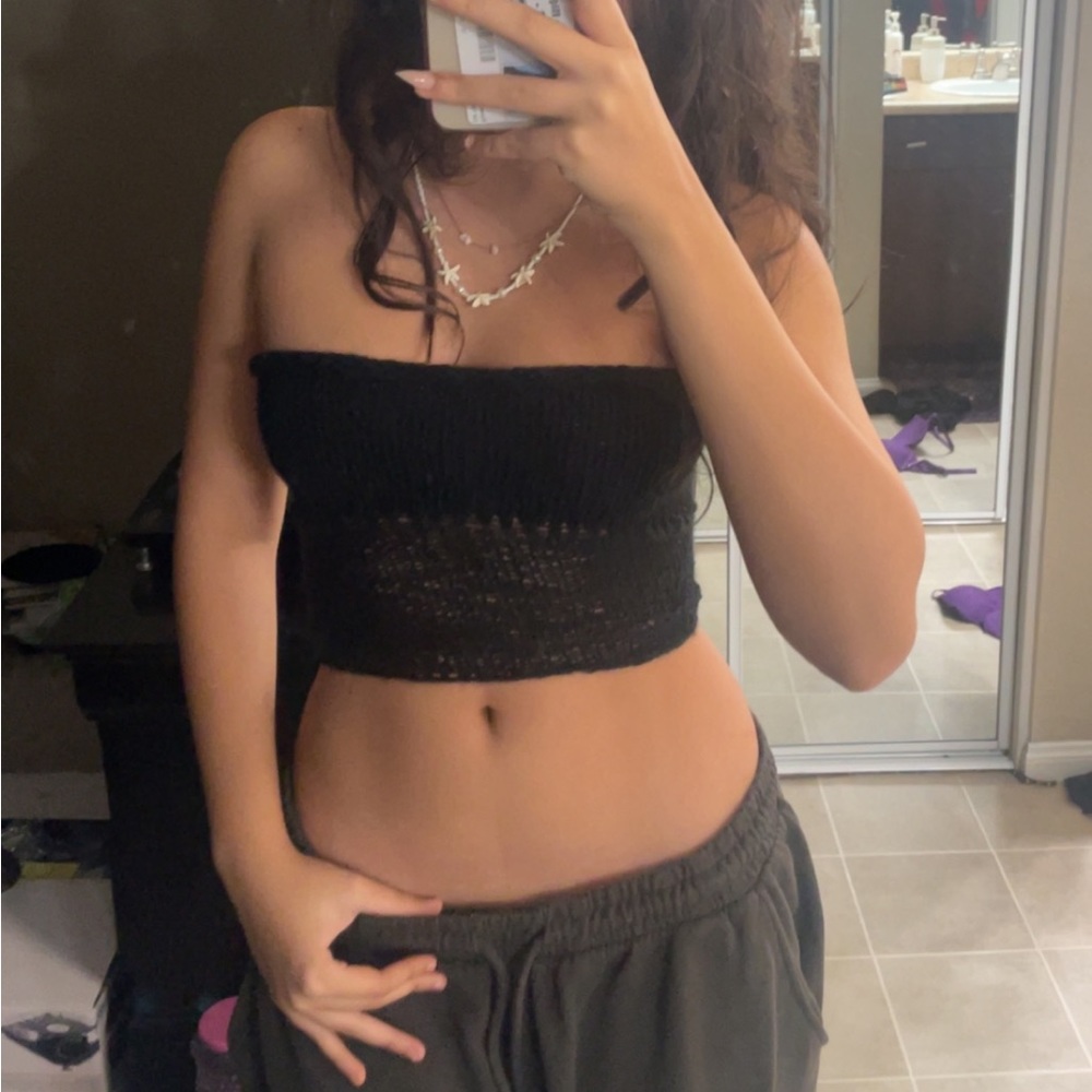 knit tube top